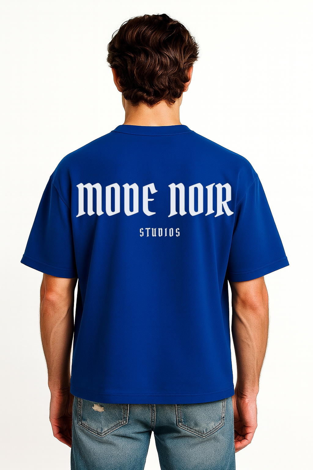 ‘BIG LOGO’ T-shirt (royal blue)